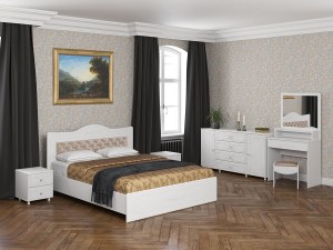 Модульная спальня Италия (Система-Мебели)